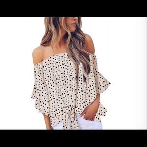 Off shoulder blouse
